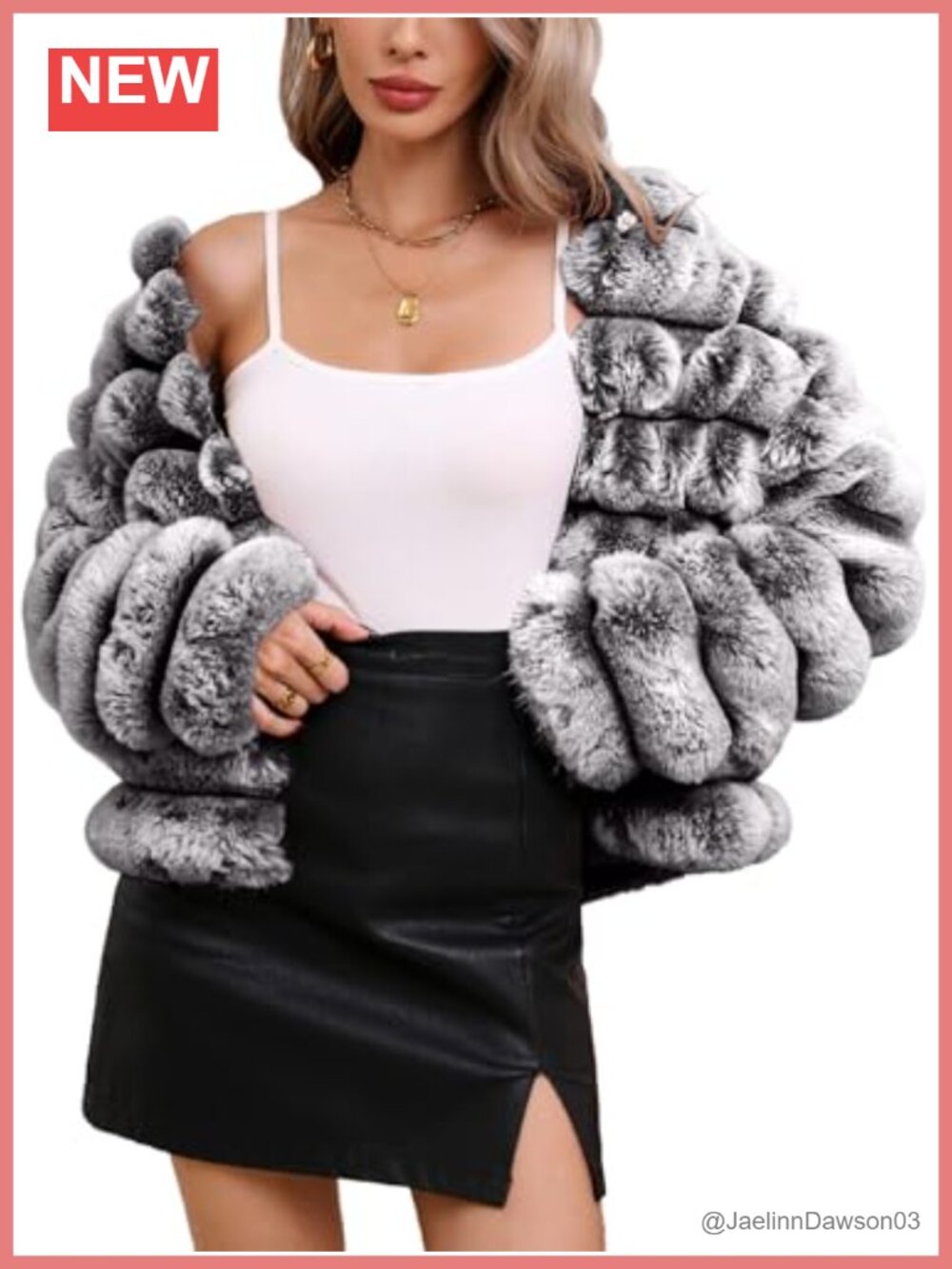 Faux Fur Sherpa Lined Hooded Coat Zip Up Winter Jacket